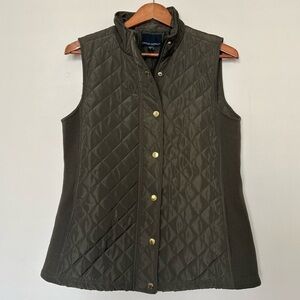 Cynthia Rowley Sleeveless Puffer Vest Green Size Medium!